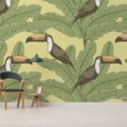 Papier Peint Vintage Tropical