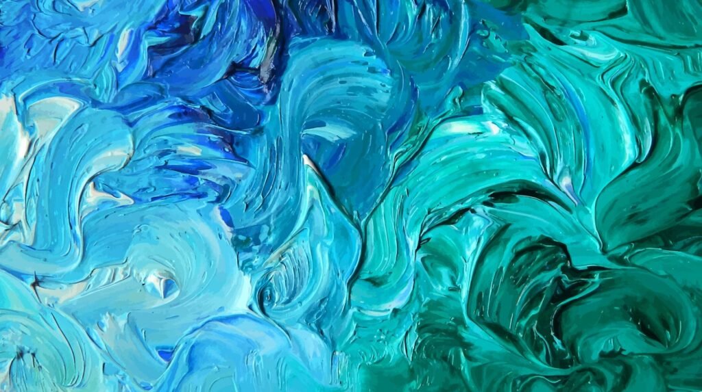 Vague bleue papiers peints texture sublimewall